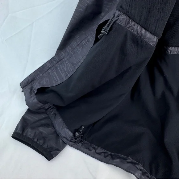 Lucy Windbreaker Jacket Black Gray Women's Medium Athleisure Lightweight Layer - Picture 6 of 13